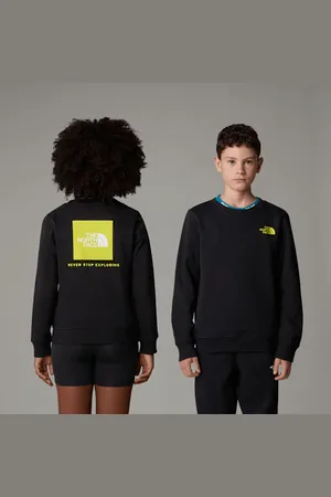 The North Face Młodzieżowa Bluza Redbox Tnf Black-sulphur Spring Green