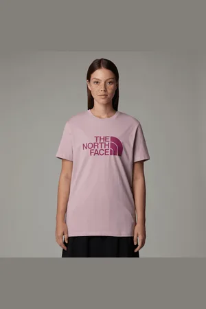 The North Face Damski T-shirt O Luźnym Kroju Easy Metal Pink-cyber Berry