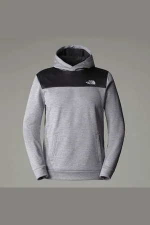 The North Face Męska Bluza Polarowa Z Kapturem Wkładana Przez Głowę Reaxion Tnf Light Heather-asphalt