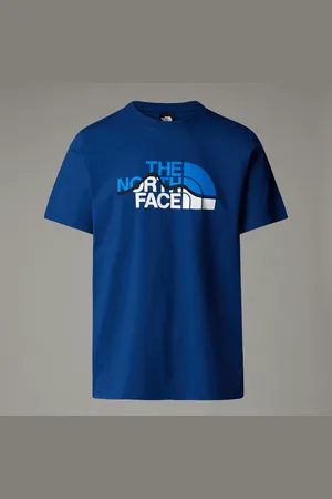 The North Face Męski T-shirt Mountain Line Estate Blue