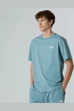 The North Face Męski T-shirt O Luźnym Kroju Essential Shallow Blue