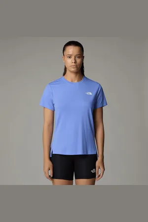 The North Face Damski T-shirt Z Grafiką O Regularnym Kroju Flex Virtual Blue