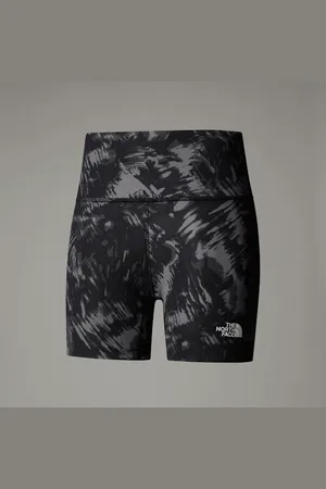 The North Face Damskie Obcisłe Szorty Z Nadrukiem Flex 13 Cm Tnf Waterfall Print