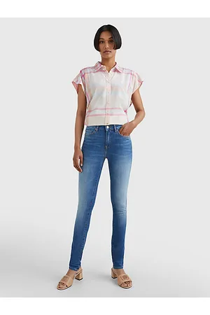 Tommy Hilfiger Kobieta Z Efektem Sprania - Jeansy Venice Heritage o obcisłym kroju z efektem sprania
