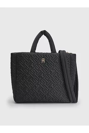 Tommy Hilfiger Kobieta Pikowana - Pikowana torebka typu tote z monogramem