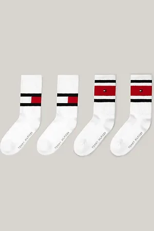 Tommy Hilfiger Zestaw 4 par skarpetek z motywem flagi