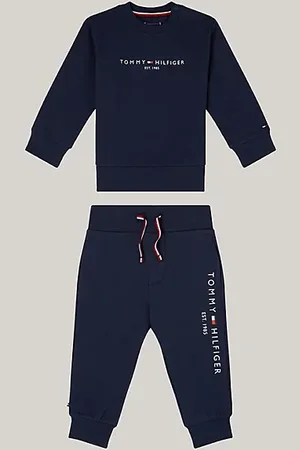 Tommy Hilfiger Komplet Essential z logo: bluza i joggery