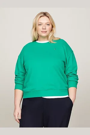 Tommy Hilfiger Dopasowane spodnie z prostymi nogawkami Curve