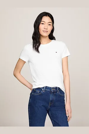 Tommy Hilfiger Bluzka Heritage z okrągłym dekoltem
