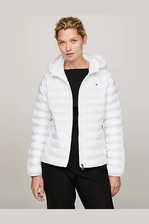 Tommy Hilfiger Pikowana kurtka z kapturem