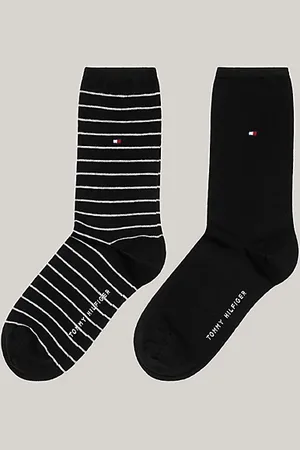 Tommy Hilfiger Zestaw 2 par skarpet w paski