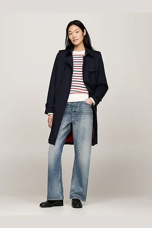 Tommy Hilfiger Nieprzemakalny płaszcz typu trencz