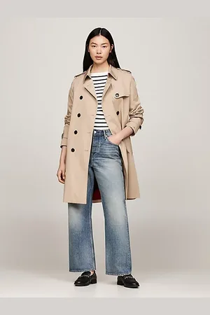 Tommy Hilfiger Nieprzemakalny płaszcz typu trencz
