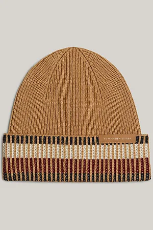 Tommy Hilfiger Czapka typu beanie Corporate z mieszanki wełny