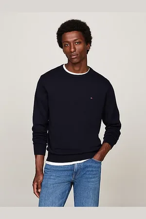 Tommy Hilfiger Sweter z okrągłym dekoltem i flagą