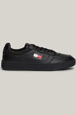 Tommy Hilfiger Skórzane buty sportowe z wytłoczonym logo