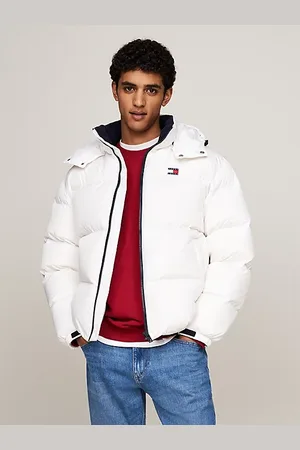 Tommy Hilfiger Puchowa kurtka Alaska z naszywką z flagą