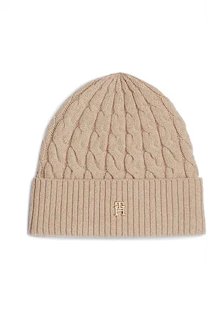 Tommy Hilfiger Czapka beanie z monogramem TH