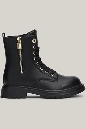 Tommy Hilfiger Sznurowane botki nad kostkę