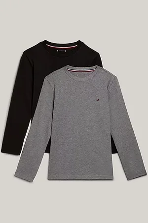 Tommy Hilfiger Zestaw 2 domowych koszulek z długim rękawem