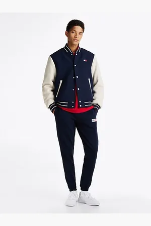 Tommy Hilfiger Joggery o wąskim kroju z logo z podpisem Tommy