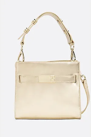 Tommy Hilfiger Metaliczna torebka Heritage