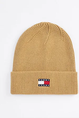 Tommy Hilfiger Prążkowana czapka typu beanie z logo Heritage