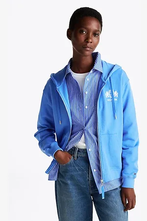 Tommy Hilfiger Bluza z kapturem i zapięciem na zamek