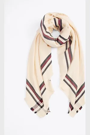 Tommy Hilfiger Kwadratowy żakardowy szal Essential z flagą