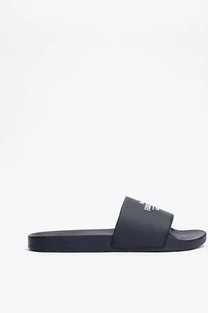Tommy Hilfiger Klapki basenowe z wyhaftowanym logo