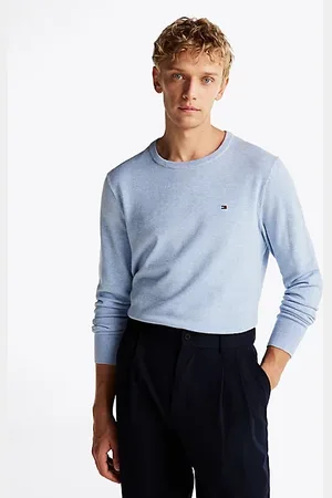 Tommy Hilfiger Sweter z wyhaftowaną flagą