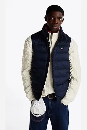 Tommy Hilfiger Lekki puchowy bezrękawnik na zamek