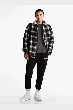 Tommy Hilfiger Joggery o wąskim kroju z logo z podpisem Tommy