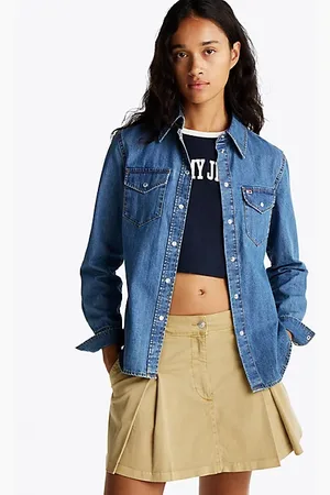 Tommy Hilfiger Koszula kowbojska o regularnym kroju