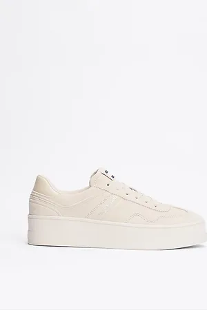 Tommy Hilfiger Zamszowe buty sportowe na platformie Greenwich