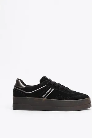 Tommy Hilfiger Zamszowe buty sportowe na platformie Greenwich