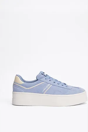 Tommy Hilfiger Zamszowe buty sportowe na platformie Greenwich