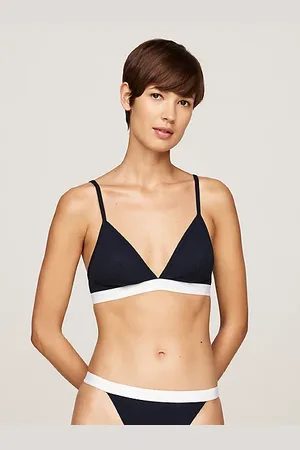 Tommy Hilfiger Biustonosz z logo Hilfiger Monotype