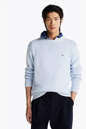Tommy Hilfiger Sweter o luźnym kroju z haftowaną flagą