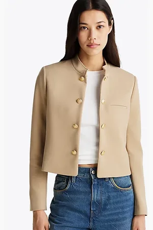 Tommy Hilfiger Marynarka o wąskim kroju ze stójką