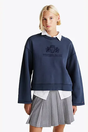 Tommy Hilfiger Bluza z szerokimi rękawami i logo