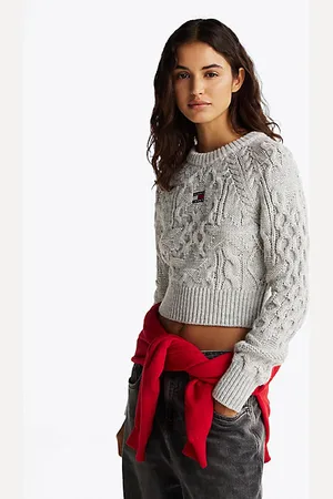 Tommy Hilfiger Sweter w gwiazdki ze splotu warkoczowego