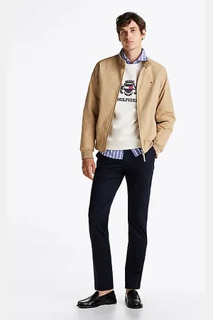 Tommy Hilfiger Wąskie satynowe spodnie Bleecker