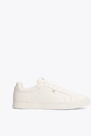 Tommy Hilfiger Skórzane buty sportowe z flagą