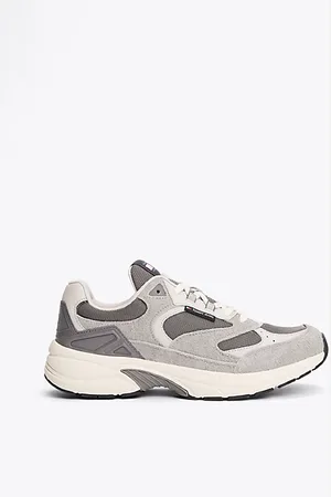 Tommy Hilfiger Zamszowe buty sportowe z blokami kolorów