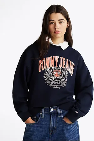 Tommy Hilfiger Bluza o pudełkowym kroju z logo