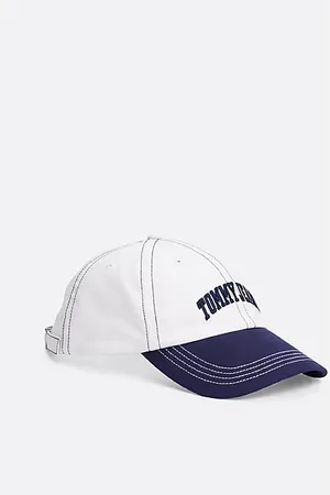 Tommy Hilfiger Bejsbolówka Varsity z kontrastowym ściegiem