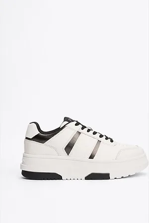 Tommy Hilfiger Skórzane buty sportowe Brooklyn na platformie