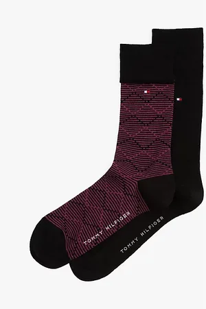 Tommy Hilfiger Zestaw 2 par skarpet z graficznym wzorem