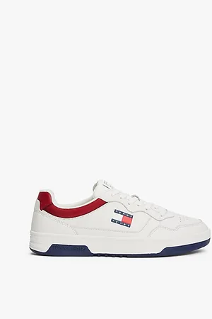 Tommy Hilfiger Skórzane buty sportowe z wytłoczonym logo